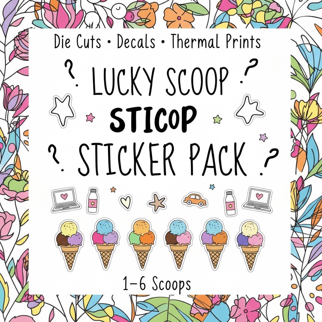 Lucky Scoop - Stickers and More by MatthiaStickers and More by Matthia