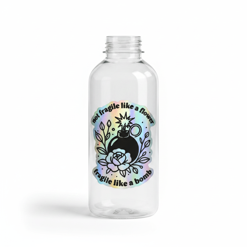 Not fragile like a flower fragile like a bomb - Stickers and More by MatthiaStickers and More by Matthia