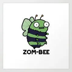 Zom-bee Stickers and More by Matthia