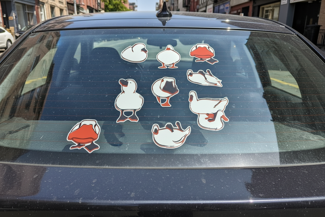 Silly Geese Stickers and More by Matthia